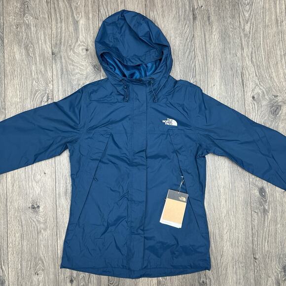 The North Face Jacket Size XS Womens Midnight Petrol Blue Antora Full Zip $110 - Picture 1 of 16